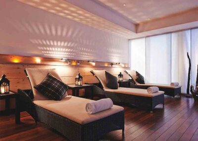 Enjoy a spa treatment while attending a Law of Attraction retreat in Davos.